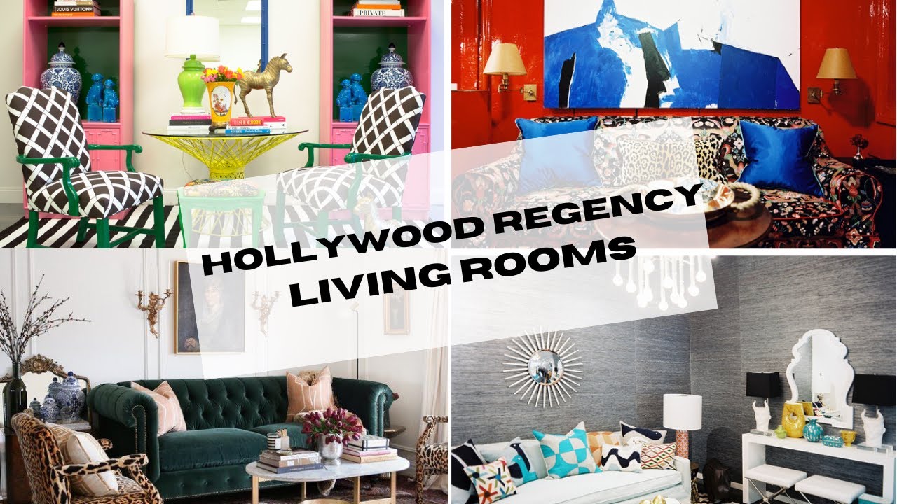 Hollywood Regency Living Rooms Home Decor & Home Design | And Then There Was Style