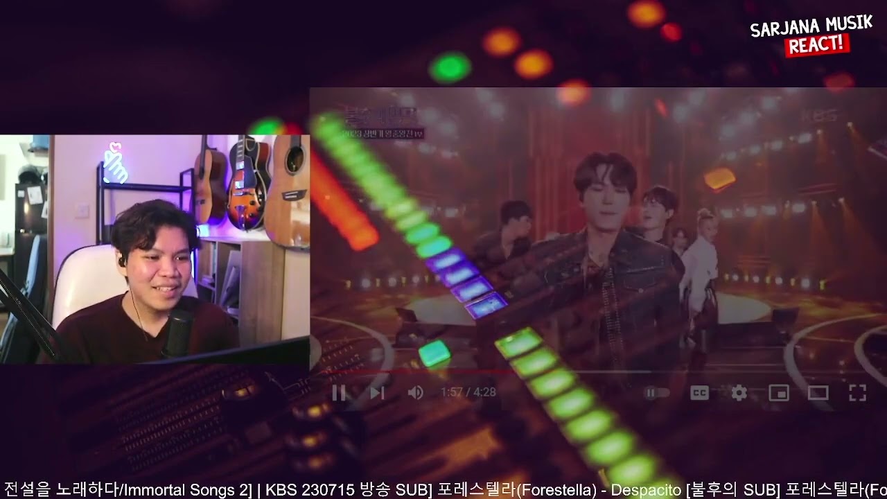 Forestella - Despacito | SARJANA MUSIK REACTION