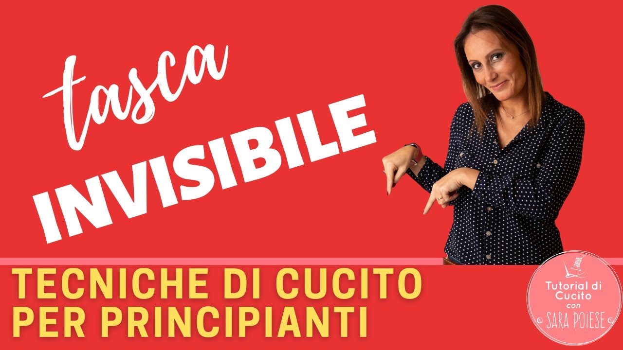 Come cucire tasca invisibile | in sartoria con Sara Poiese