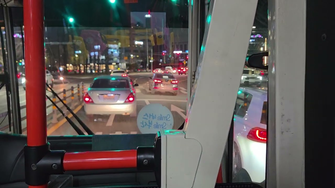 명륜교차로 🔜 연산역.연제초교까지 주행영상( 삼화PTS 179번버스 ) 