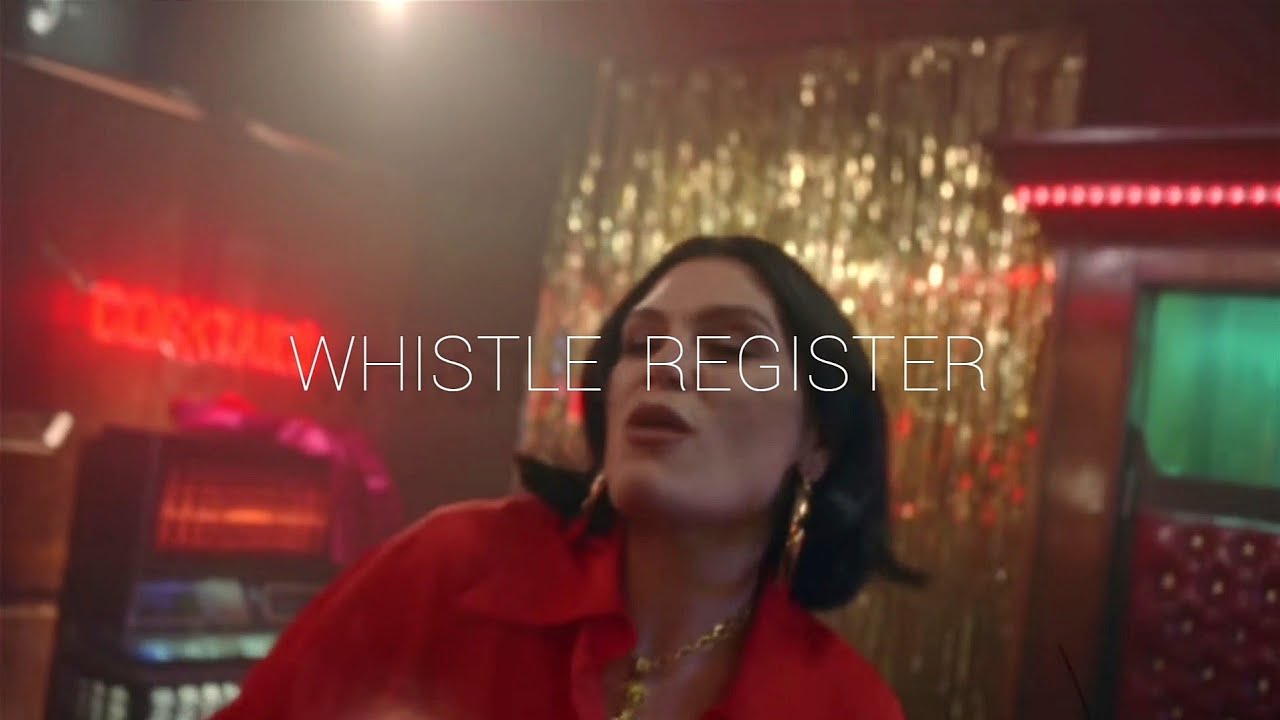 JESSIE J - WHISTLE REGISTER & WHISTLE EXCLAMATIONS/SQUEAK