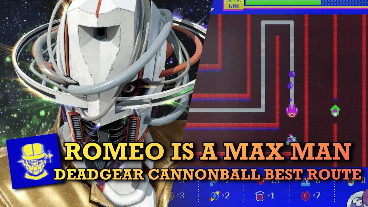 Romeo is a Max Man - Deadgear Cannonball best route  [ROMEO IS A DEAD MAN achievement/trophy]