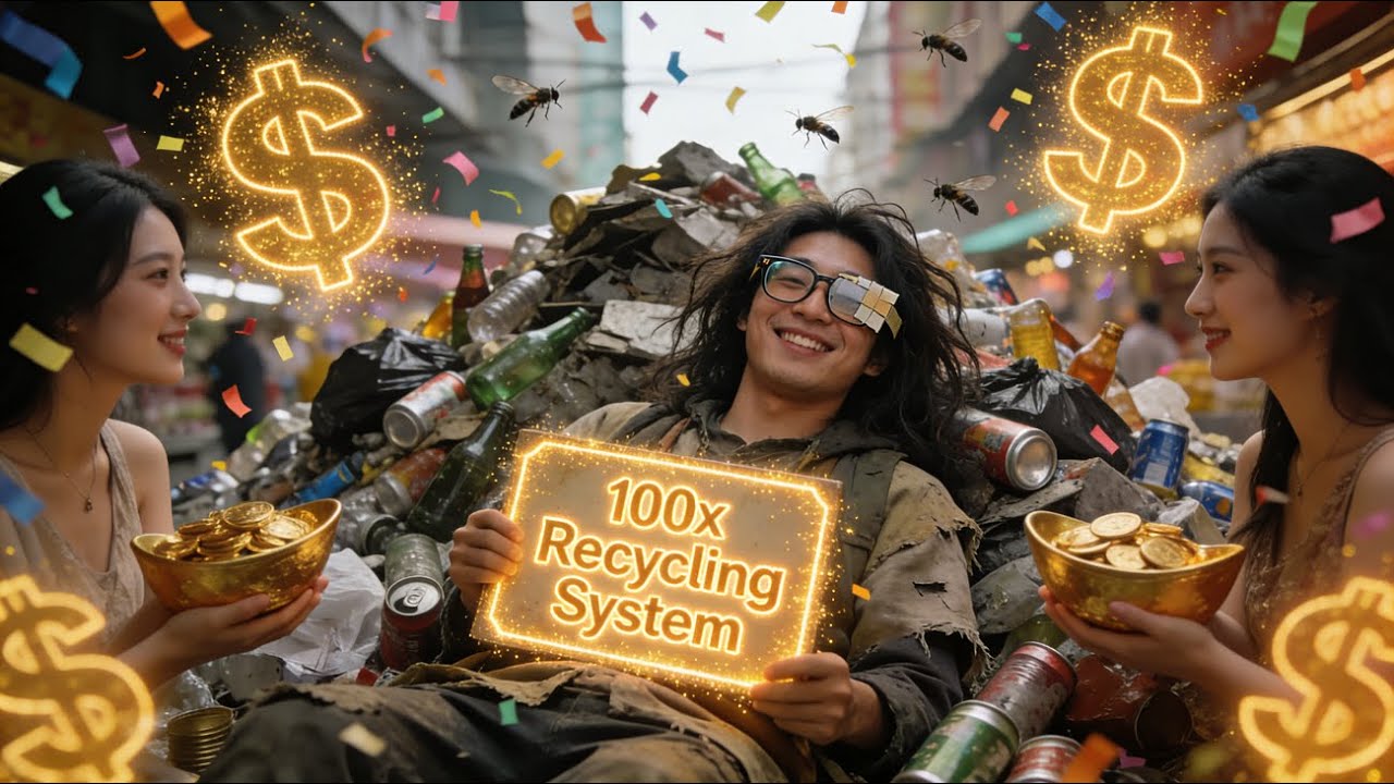 【FULL】NEW🔥Collecting Scrap to Buy Sports Car Outright? Poor Use System to Become World's Richest Man