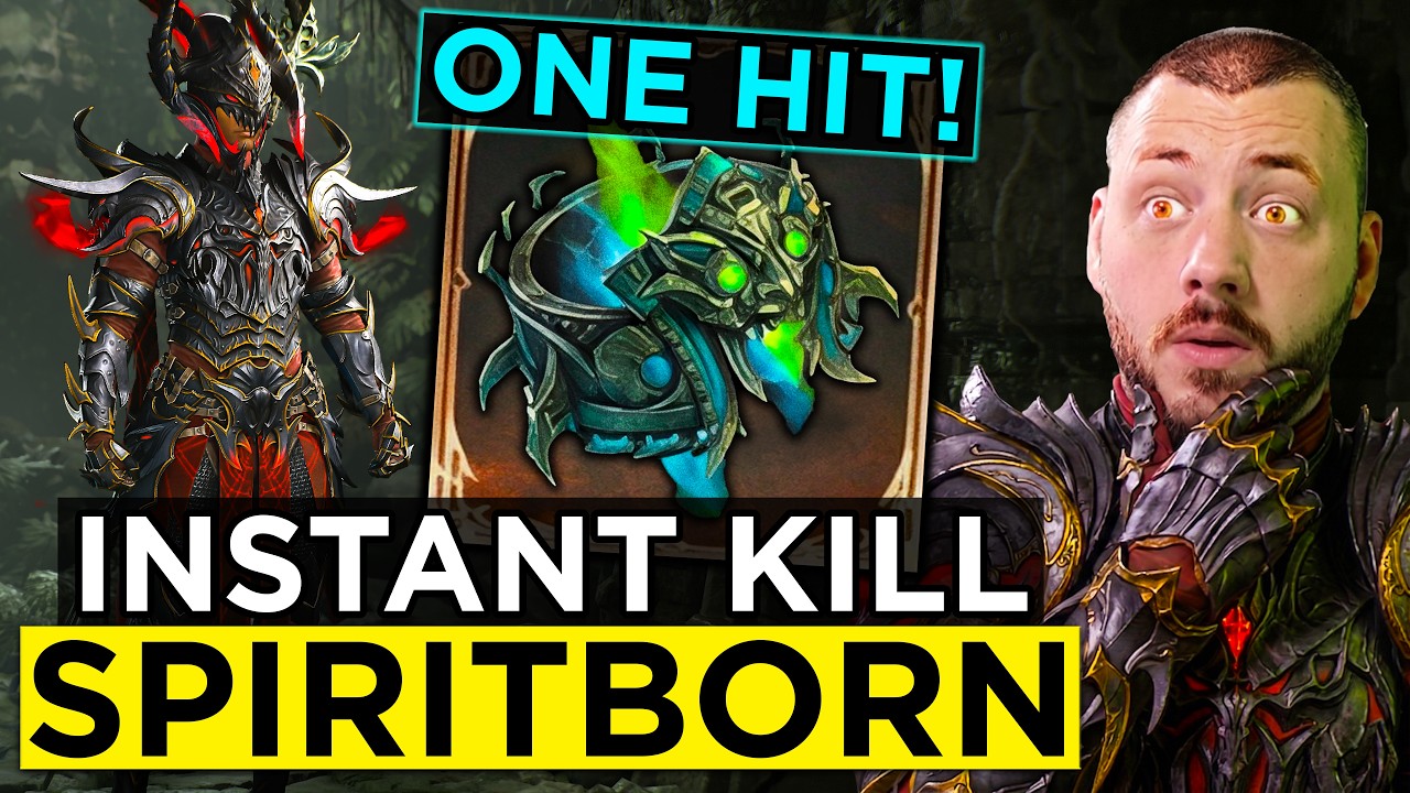 The Fastest Clearing Poison Spiritborn in Diablo 4 Season 13!