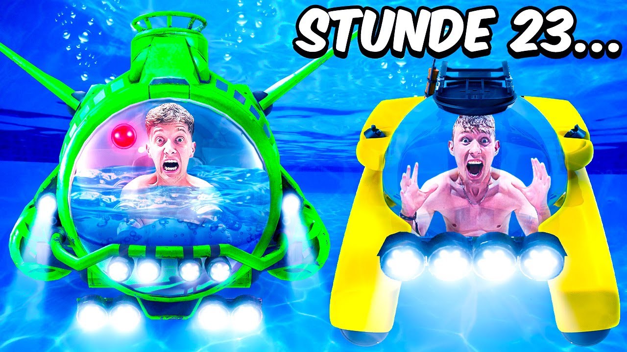Wer BAUT besseres U-BOOT in 24 STUNDEN? 😱 (geht schief)