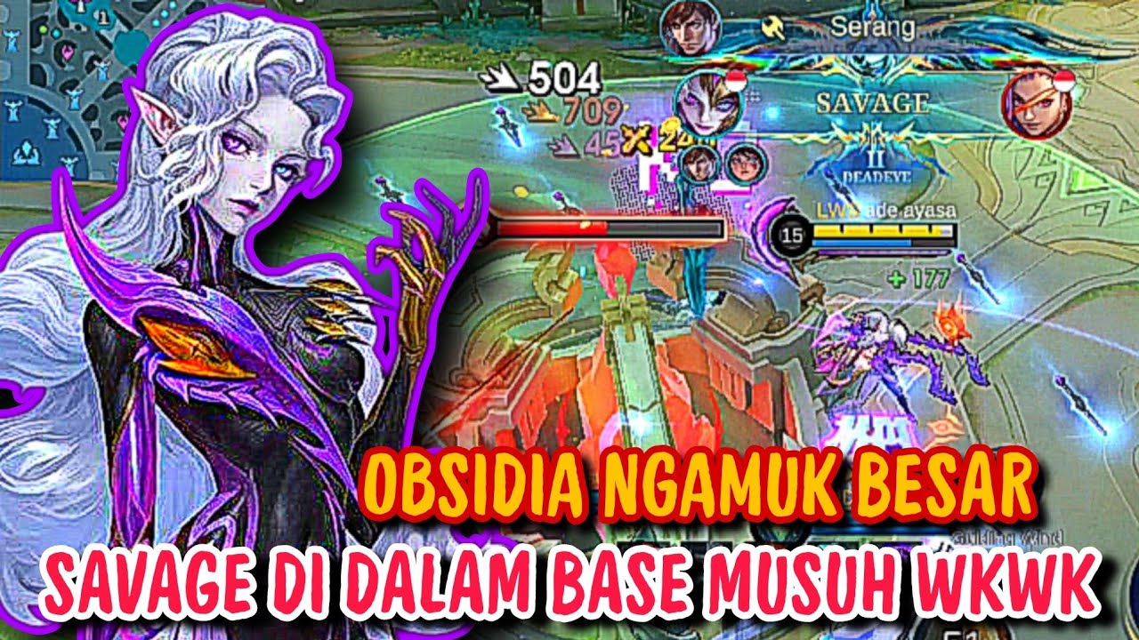 UDAH GAK ADA OBAT DAMAGE NYA OBSIDIA LATE GAME MUSUH AUTO GAK TENANG HIDUP NY 😂 | mlbb