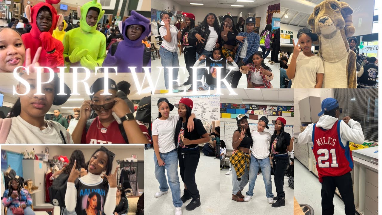 Spirt week : decades day, characters/celebrity day … #homecoming