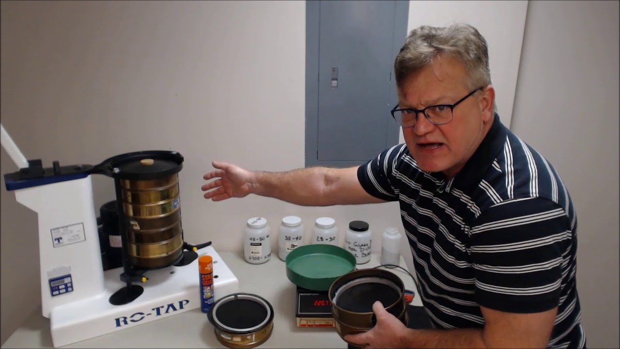 GRI ASTM D4751 Apparent Opening Size for Geotextiles (GT12, GT13, AASHTO M288)