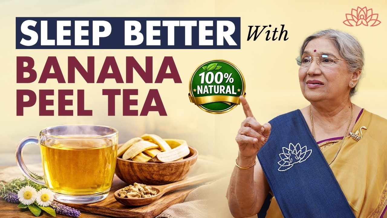 Banana Peel Tea Before Bed | Sleep Like a Baby in 3 Days | Dr Hansaji