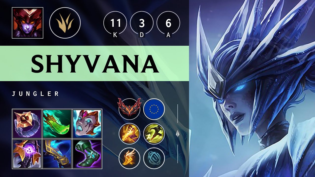 Shyvana Jungle vs Kayn - EUW Grandmaster Patch 25.09