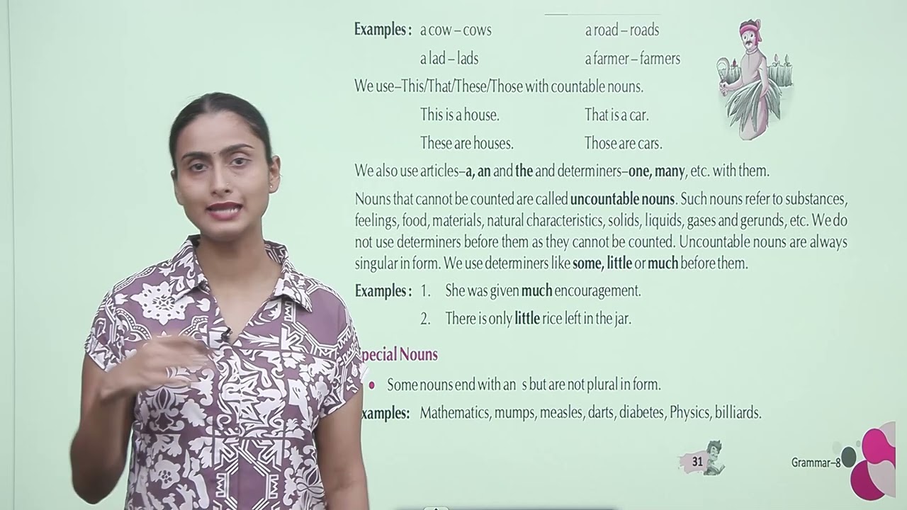 Ch 5 | Jophiel Books | Grammar | Class 8 | Nouns | For children