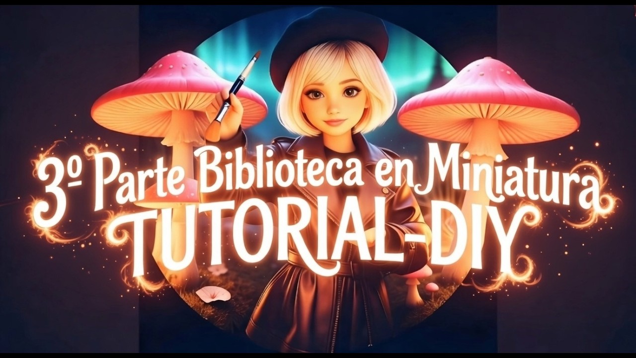 🪵📚 ESTANTERÍAS EN MINIATURA CON PALITOS DE HELADO Y ARCILLA · PARTE 3 ✨#diy #tutorial