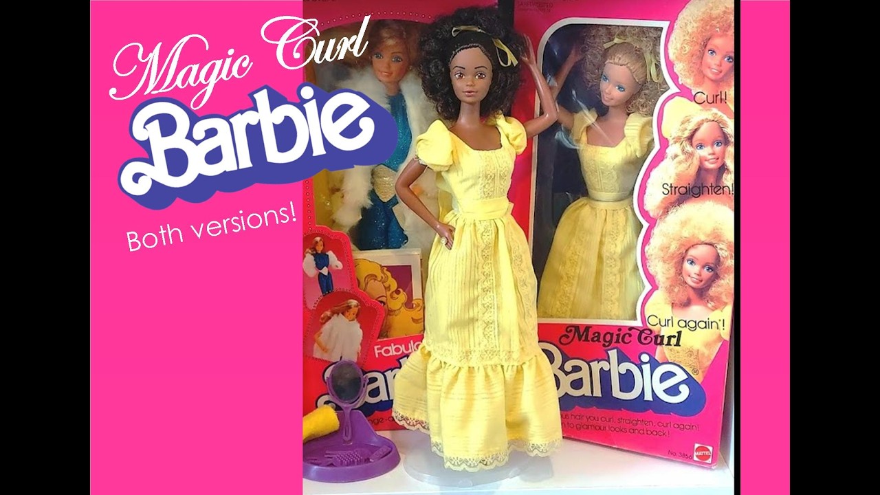 SO 80S! MAGIC CURL BARBIE from 1981! Both versions!!