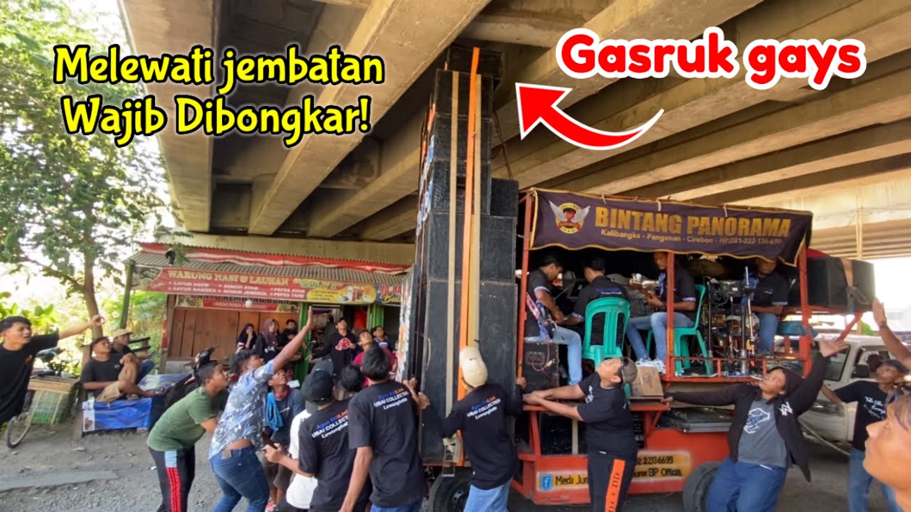 Detik-detik sound Burok BINTANG PANORAMA mentok di jembatan Show  luwung bata