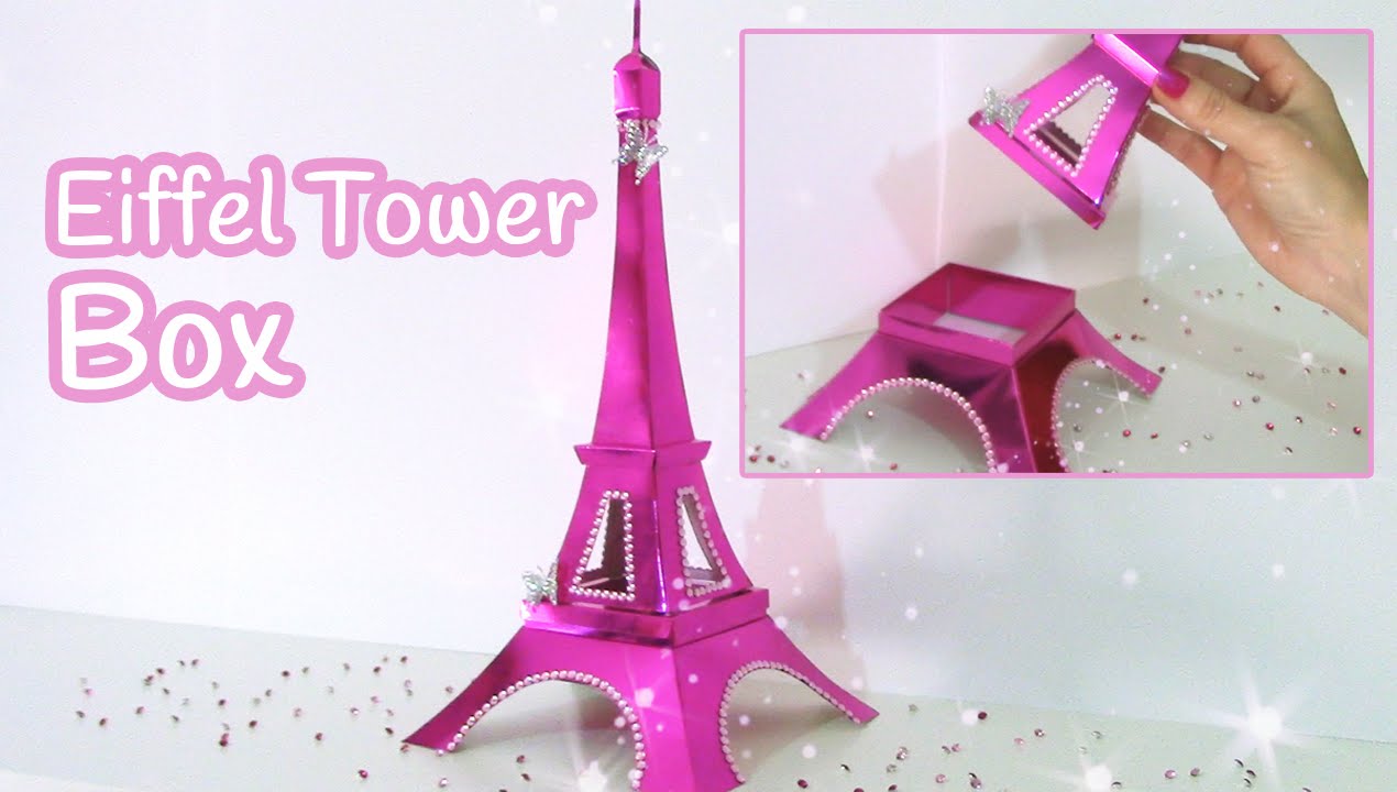 DIY crafts: Eiffel Tower BOX - Innova Crafts