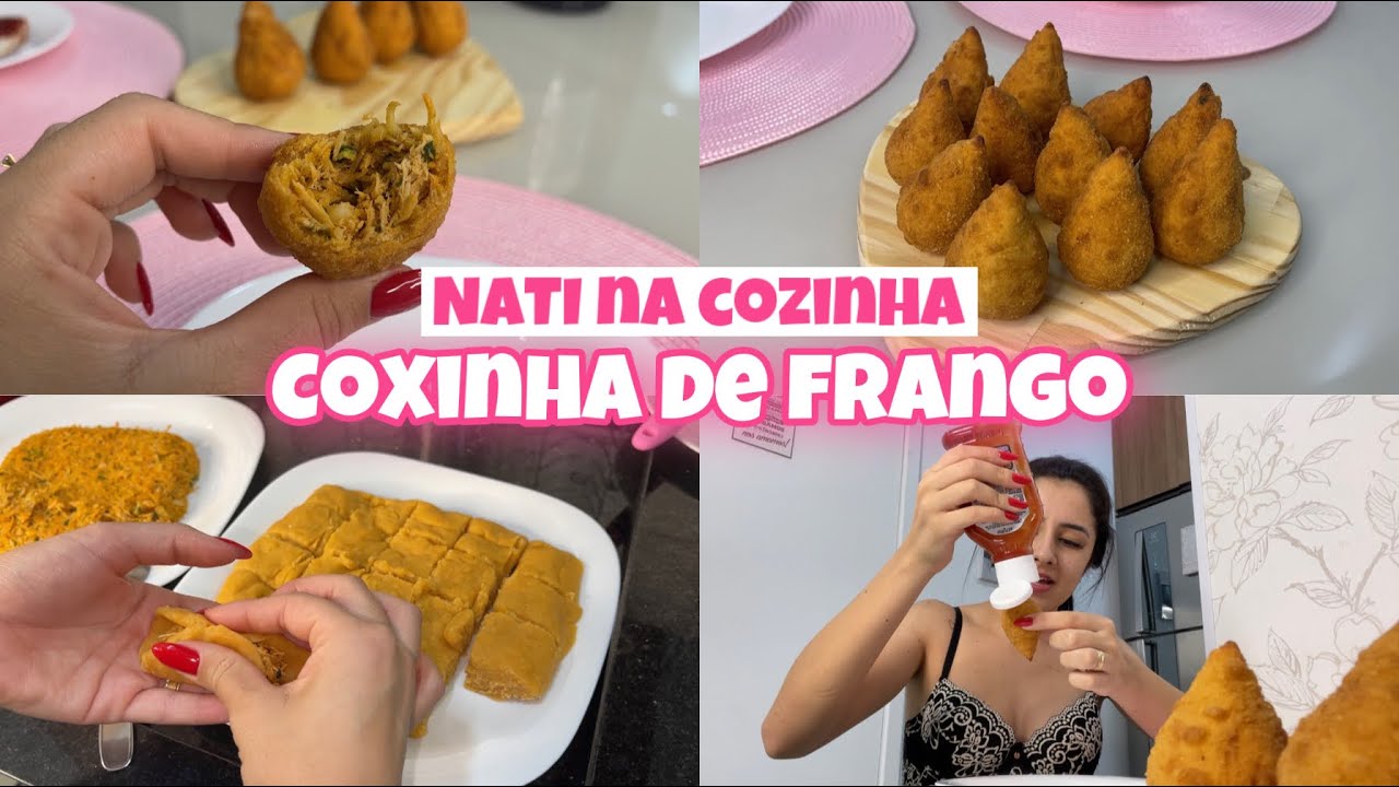 NATI NA COZINHA: FIZ COXINHA DE FRANGO