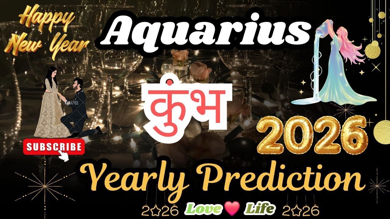 कुंभ राशि।कैसा रहेगा 2026?Aquarius।Year 2026।Love❤।Career।Health #hindi #love #aquarius #soul #video