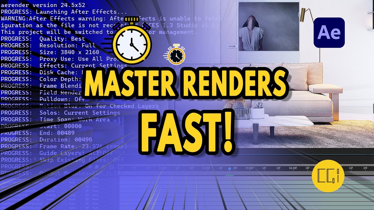 🆙 After Effects Rendering Hacks - Speed Up PRO TIPS