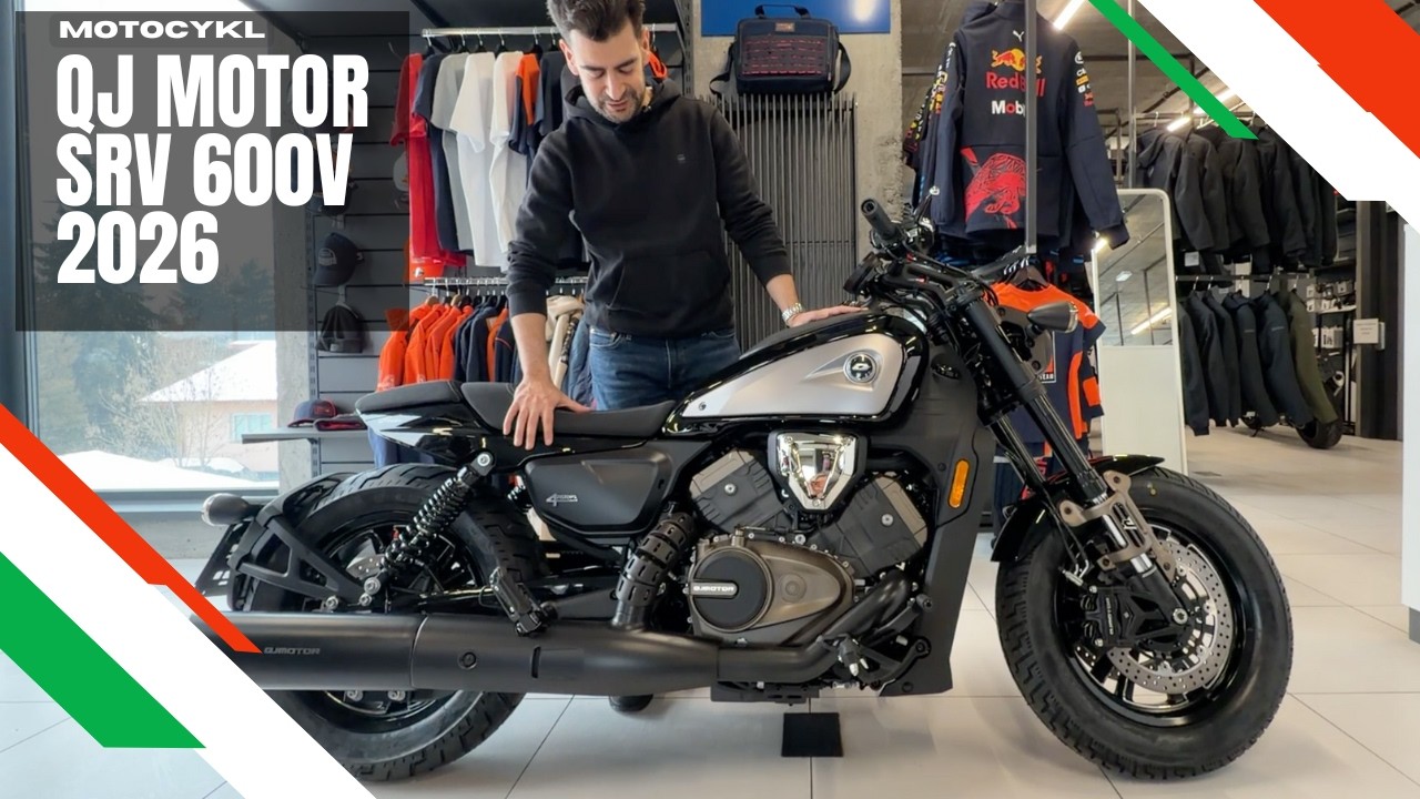 Harley za ułamek ceny? Ten motocykl robi zamieszanie - QJ Motor SRV 600V 2026
