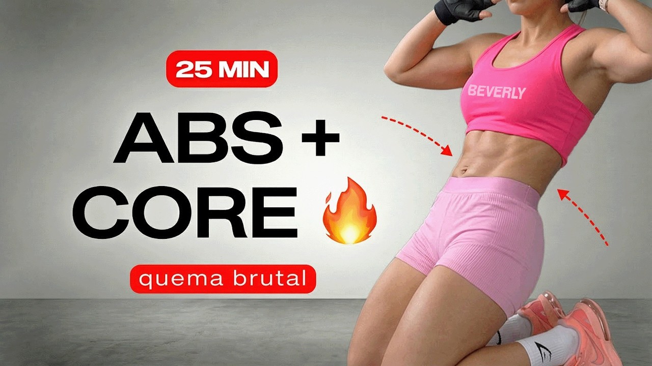 25 MIN ABDOMEN y CORE 💥 Define y Fortalece en Casa, Sin Equipo