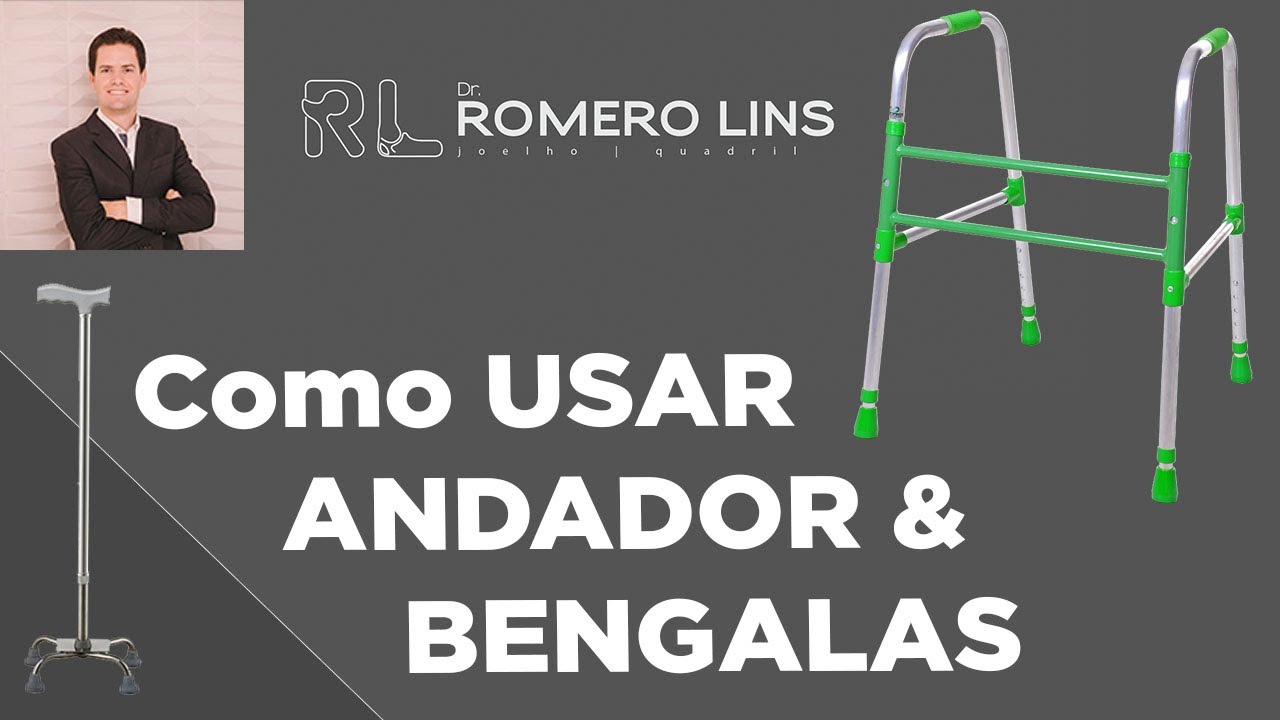 Como Usar Andadores e Bengalas