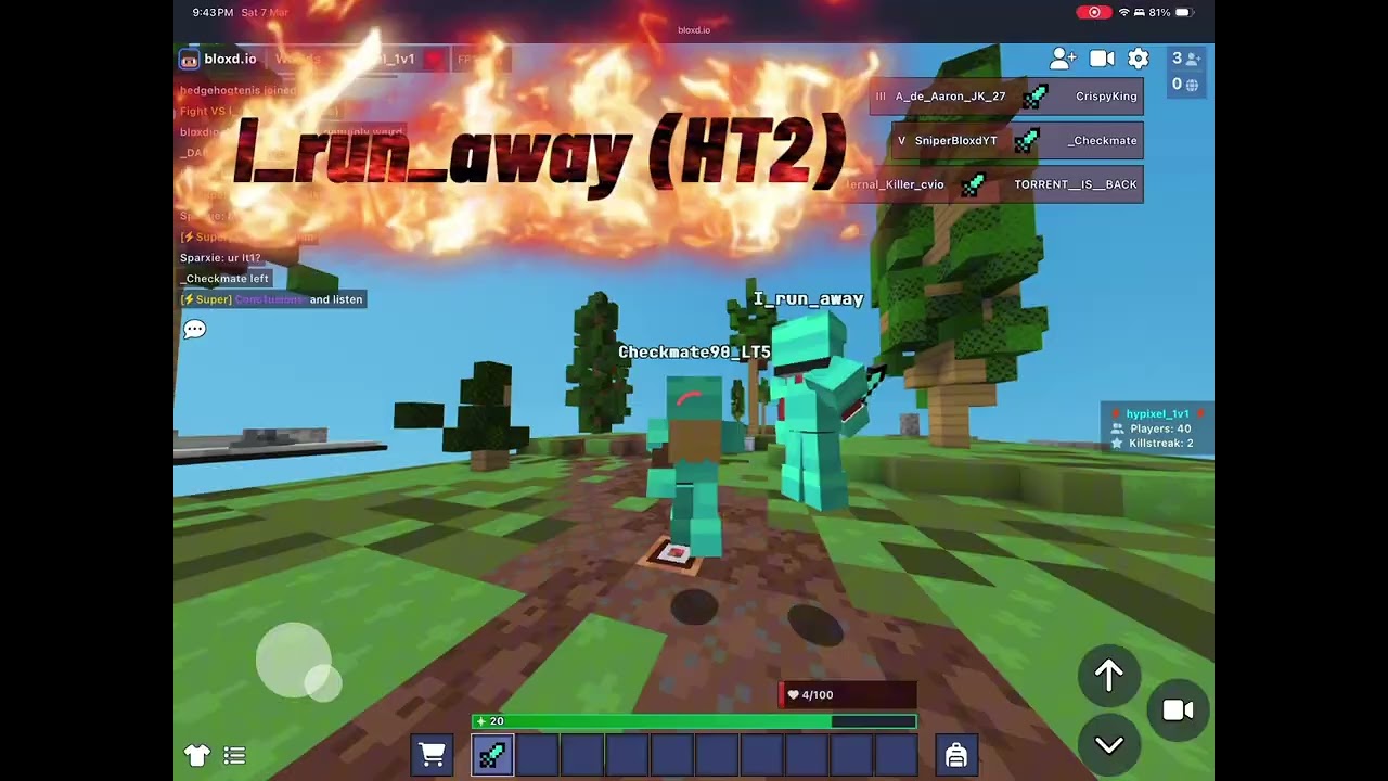 Bloxd.io HT2 PvP | INSANE Combos 