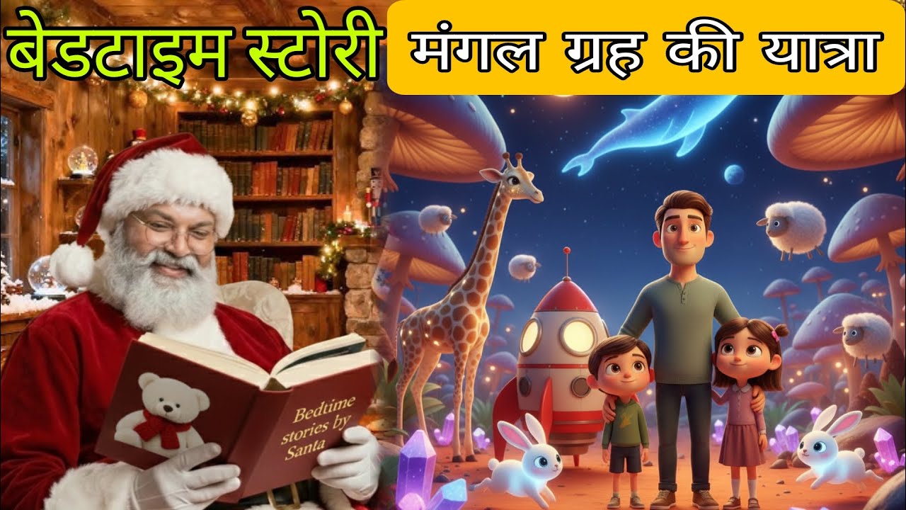 मंगल ग्रह की यात्रा | Trip to Mars (Hindi) | Bedtime Story for Kids | Hindi Kahani