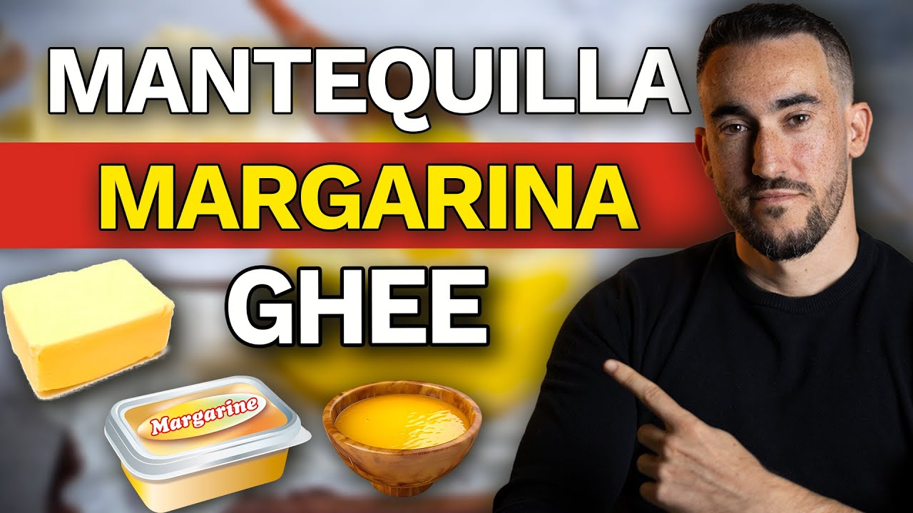 ¿Qué es mejor Mantequilla, margarina o ghee?