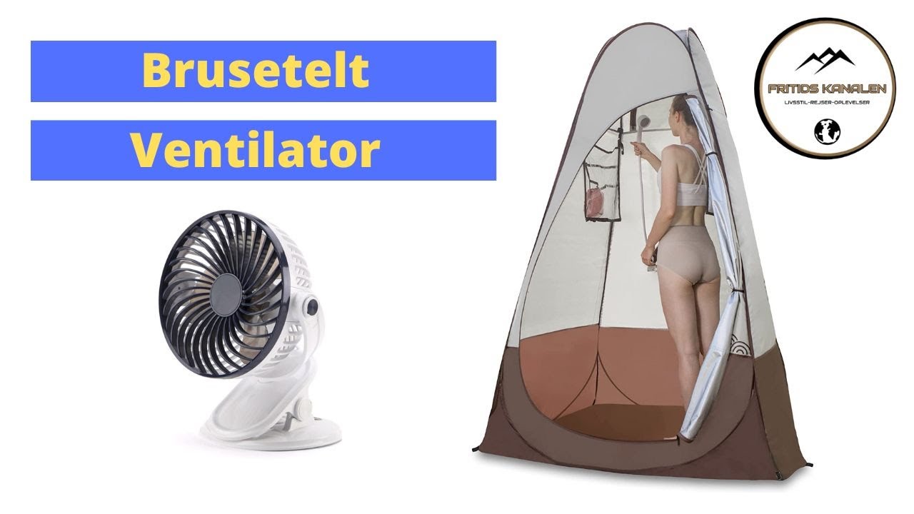 Brusetelt og ventilator i Autocamperen