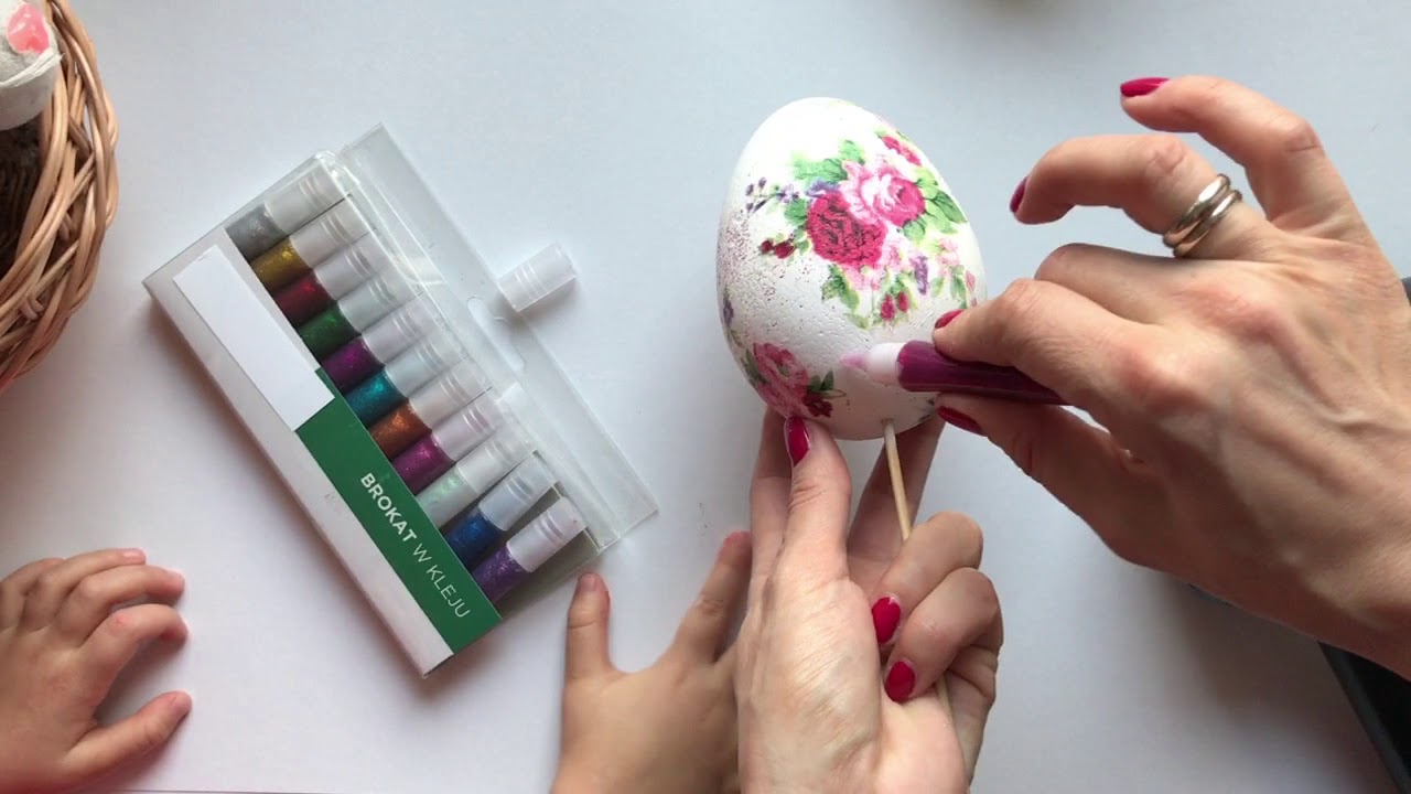 Decoupage dla początkujących - Pisanka
