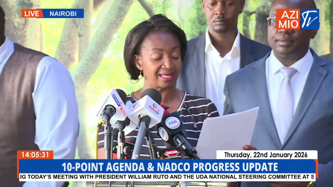 WATCH: Dr. Agnes Zani Shares Key Updates on 10-Point Agenda & NADCO Report