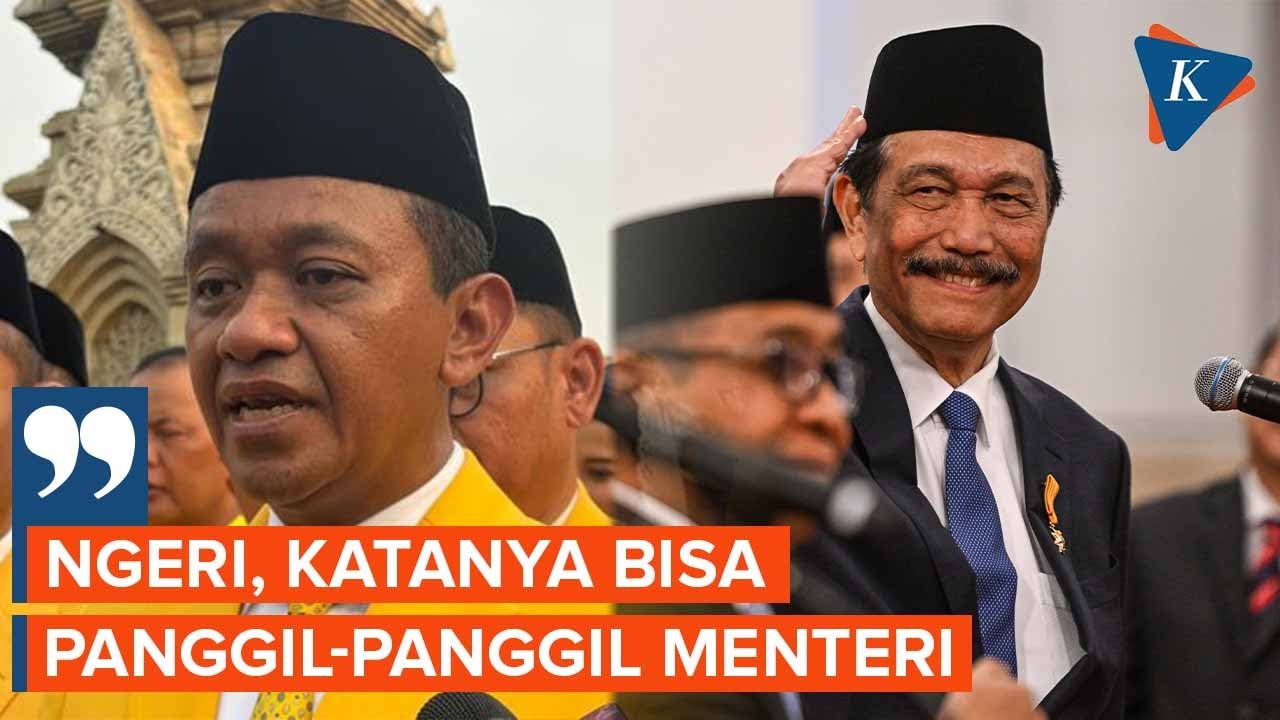 Luhut Jadi Ketua Dewan Ekonomi Nasional, Bahlil: Ngeri, Bisa Panggil Menteri