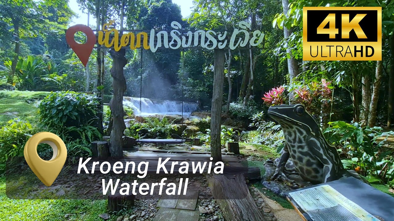 🇹🇭 Kroeng Krawia Waterfall | น้ำตกเกริงกระเวีย | Kanchanaburi
