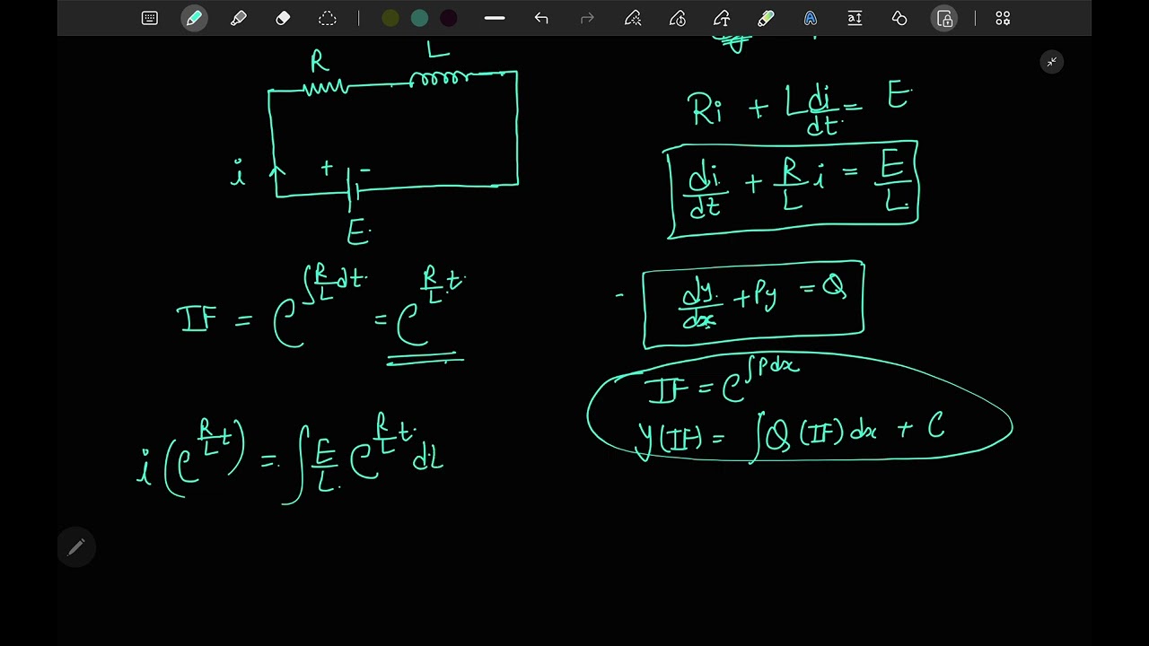 Electrical Circuit - Application of Differential Equation -Part 1