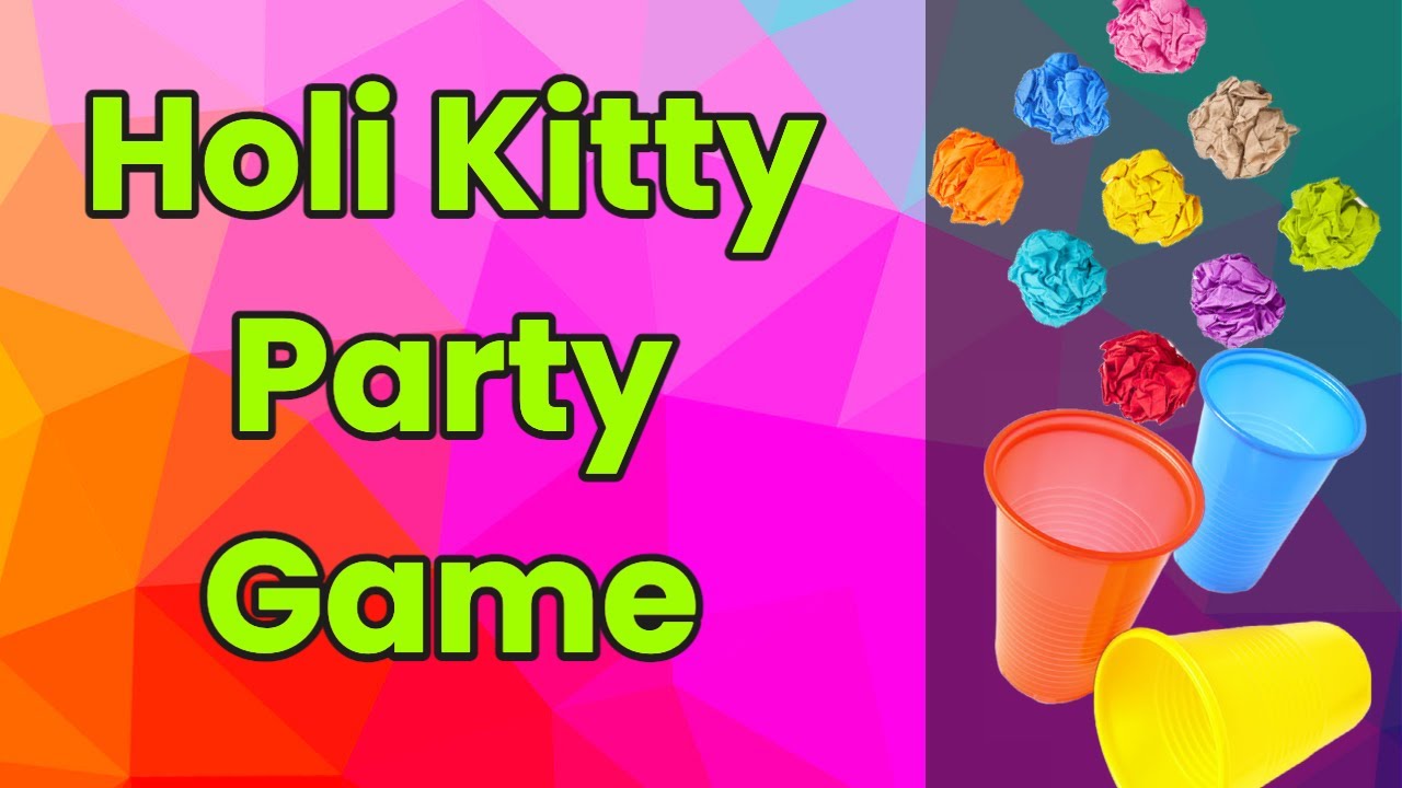 Holi Kitty Party Games | Holi Theme Kitty Party Games | Kitty Party Games | One Minute Game