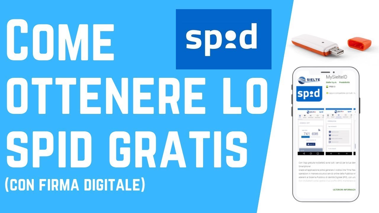 Come ottenere lo SPID gratis (procedura con firma digitale/CNS)