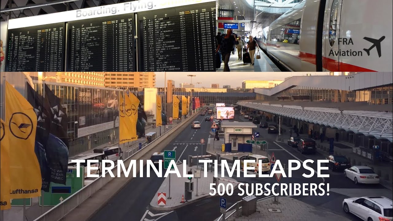 Inside FRA - Frankfurt Airport Timelapse