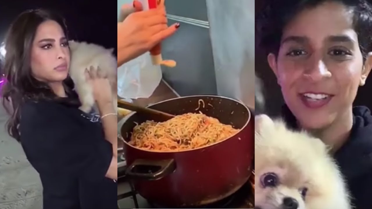 نورة العميري تطبخ نودلز مع فوز الفهد للبر مع دكتورة خلود وامل الأنصاري وتوتة