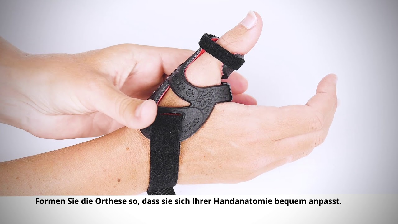 Anlegeanleitung DONJOY Orthese RHIZOFORM DE