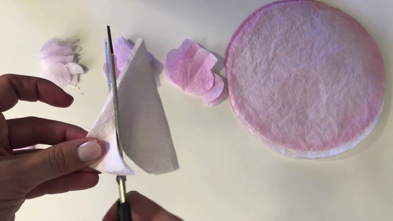 How to make paper wisteria tree