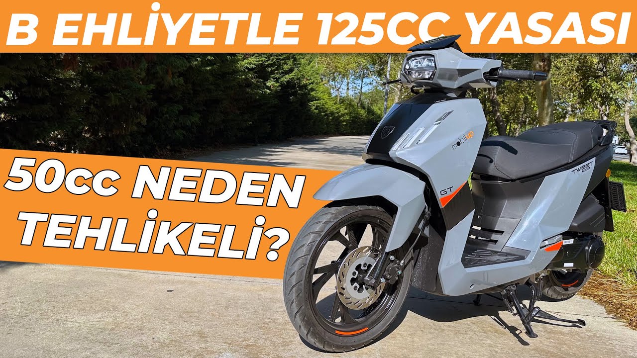 B Ehliyetle 125cc Yasası Detayları | 50cc Neden Tehlikeli? Peugeot Tweet 125