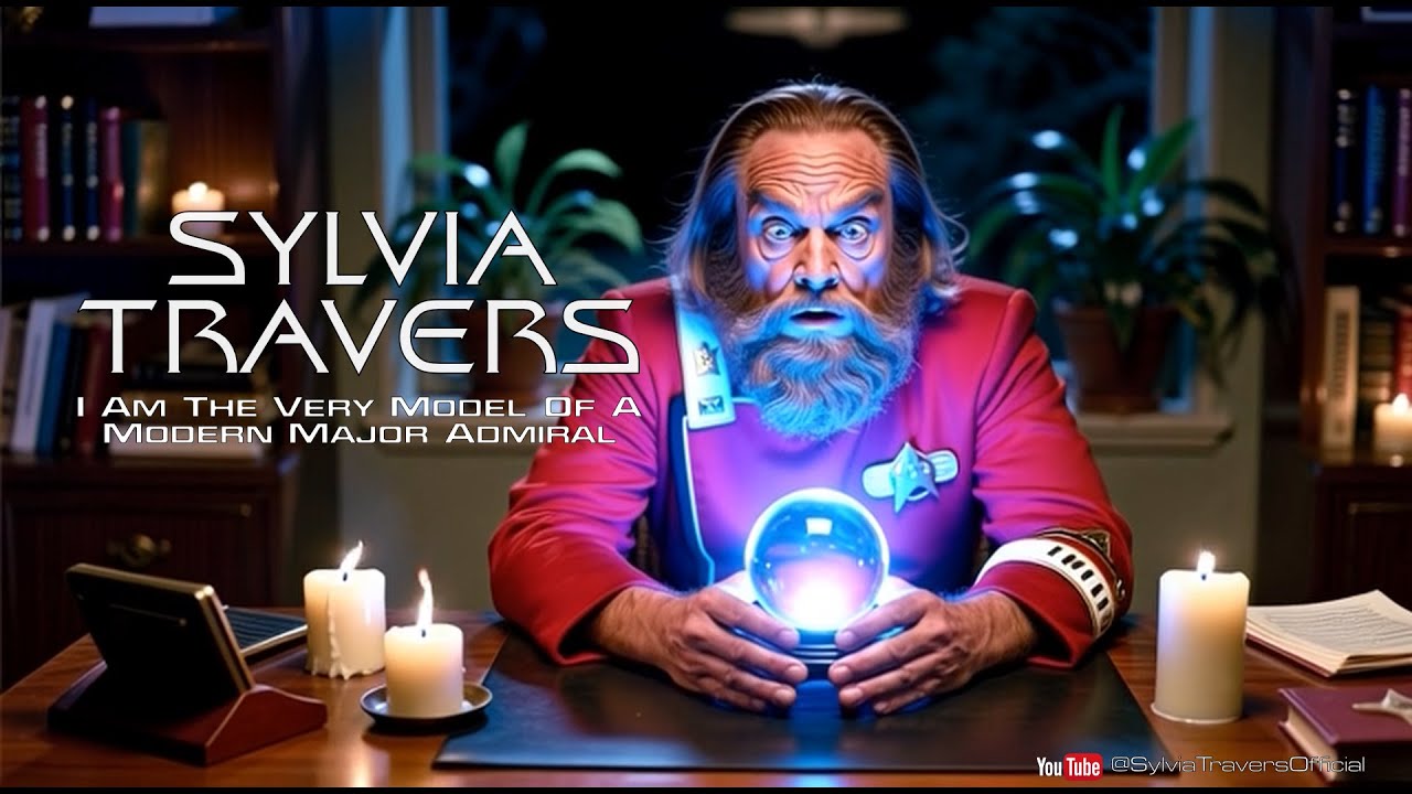 Sylvia Travers - I Am The Very Model Of A Modern Major Admiral (Music Video)