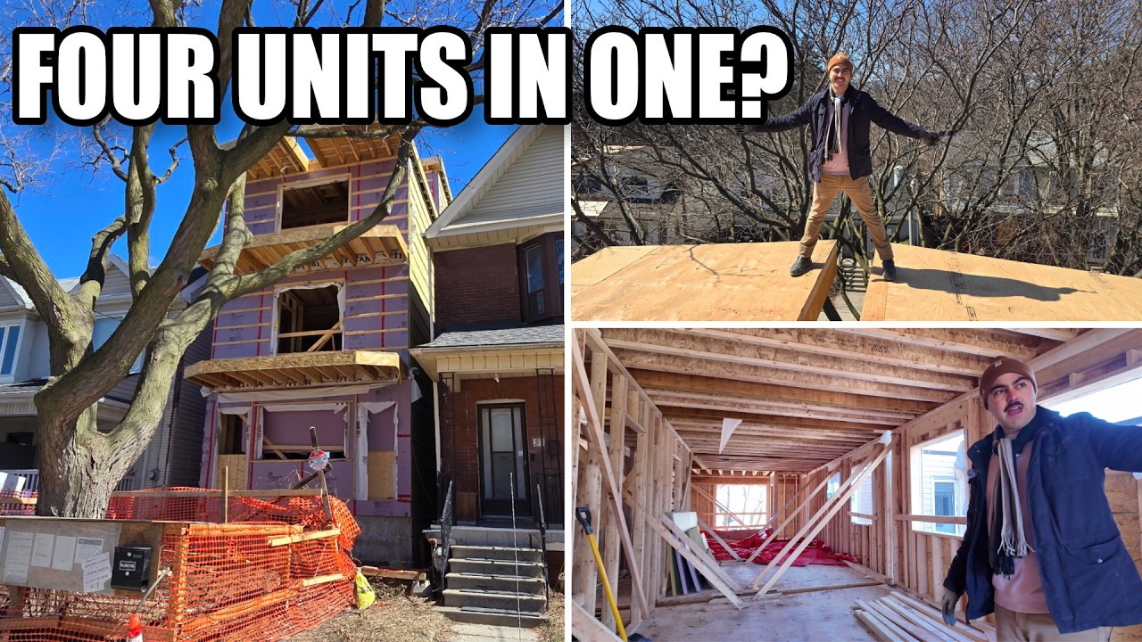 Будущее Торонто? Внутри четырехквартирного дома среднего размера в районе Лесливилл.