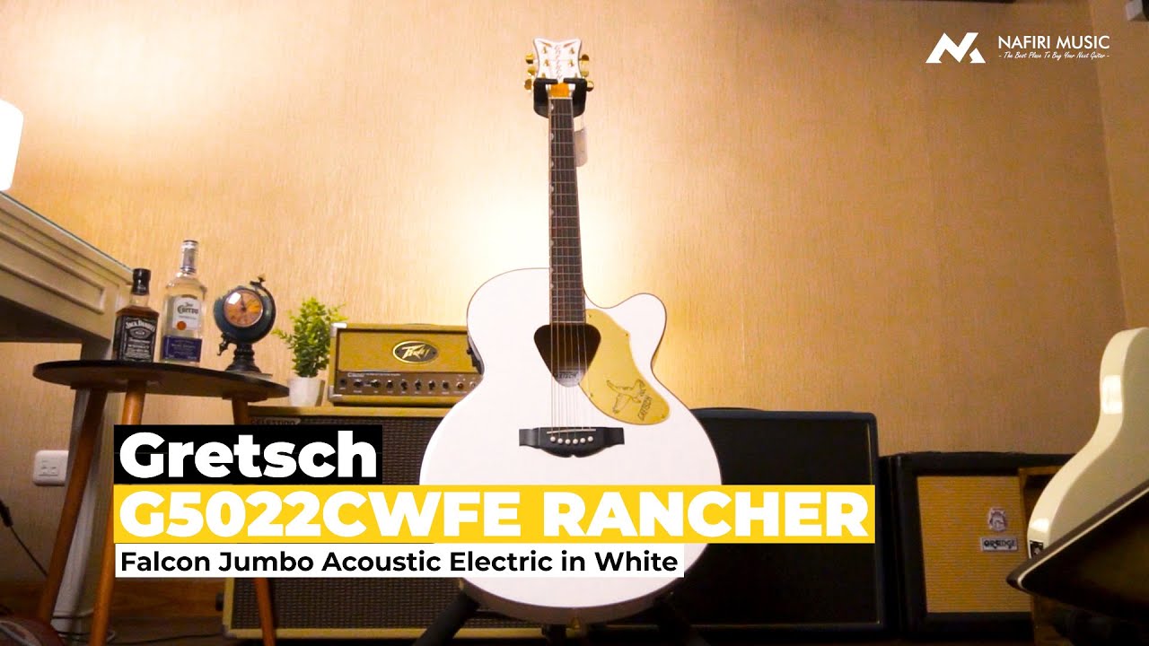 Gretsch G5022CWFE Racnher Falcon Jumbo in White