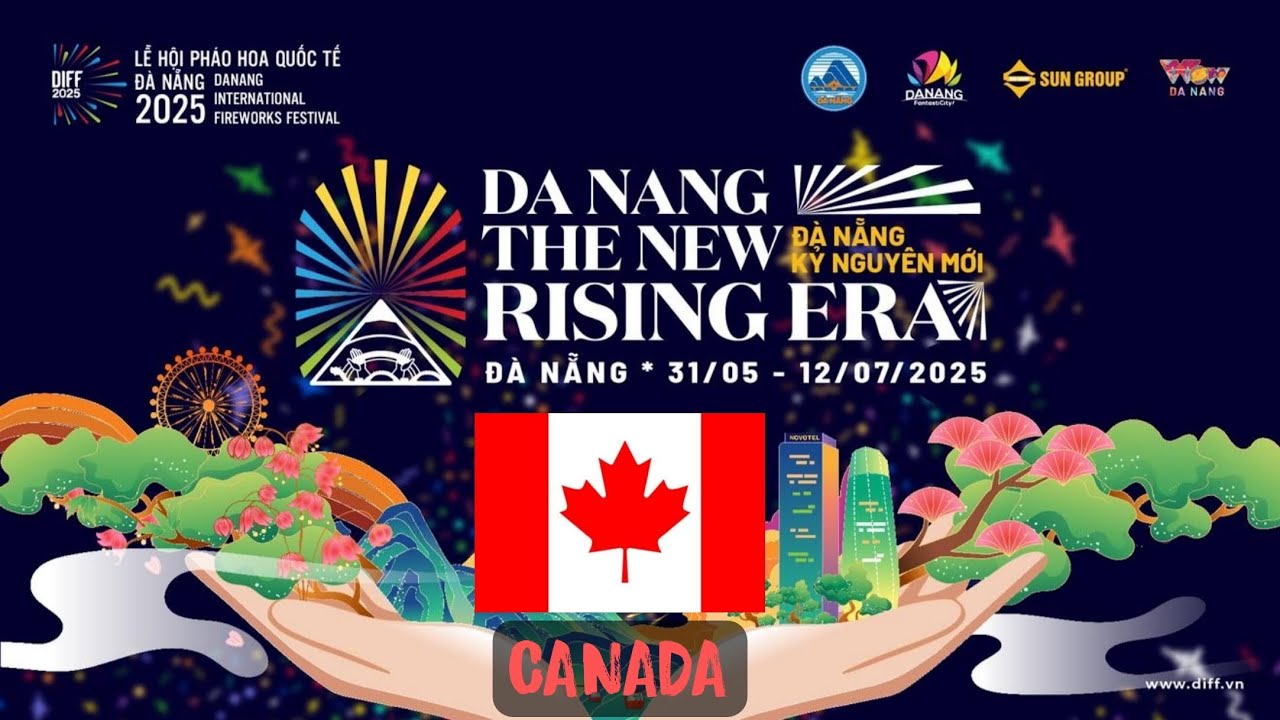 Pháo Hoa Quốc Tế Đà Nẵng DIFF 2025 - Đội Canada (Orion Fireworks - Canada Team)