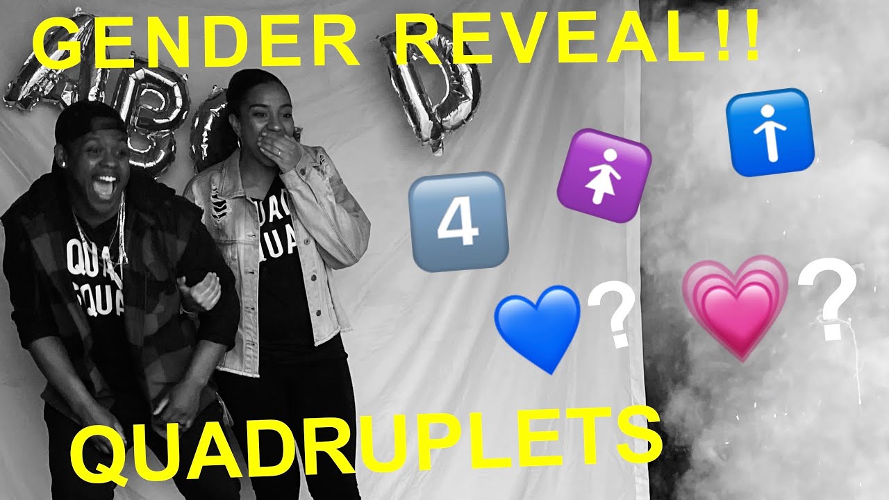 GENDER REVEAL || QUADRUPLETS EDITION || THE COLEMAN FOUR