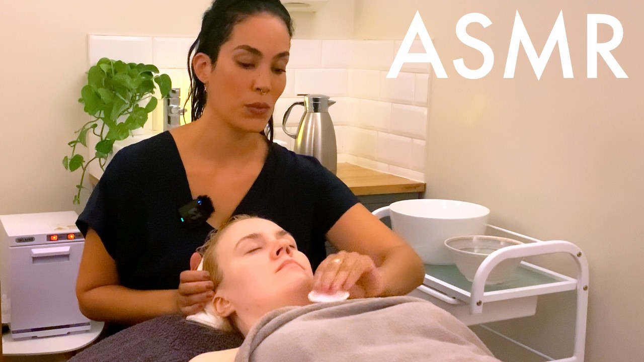 ASMR Relaxing Holistic Facial with Massage @RhianEloiseTherapies (Unintentional ASMR)