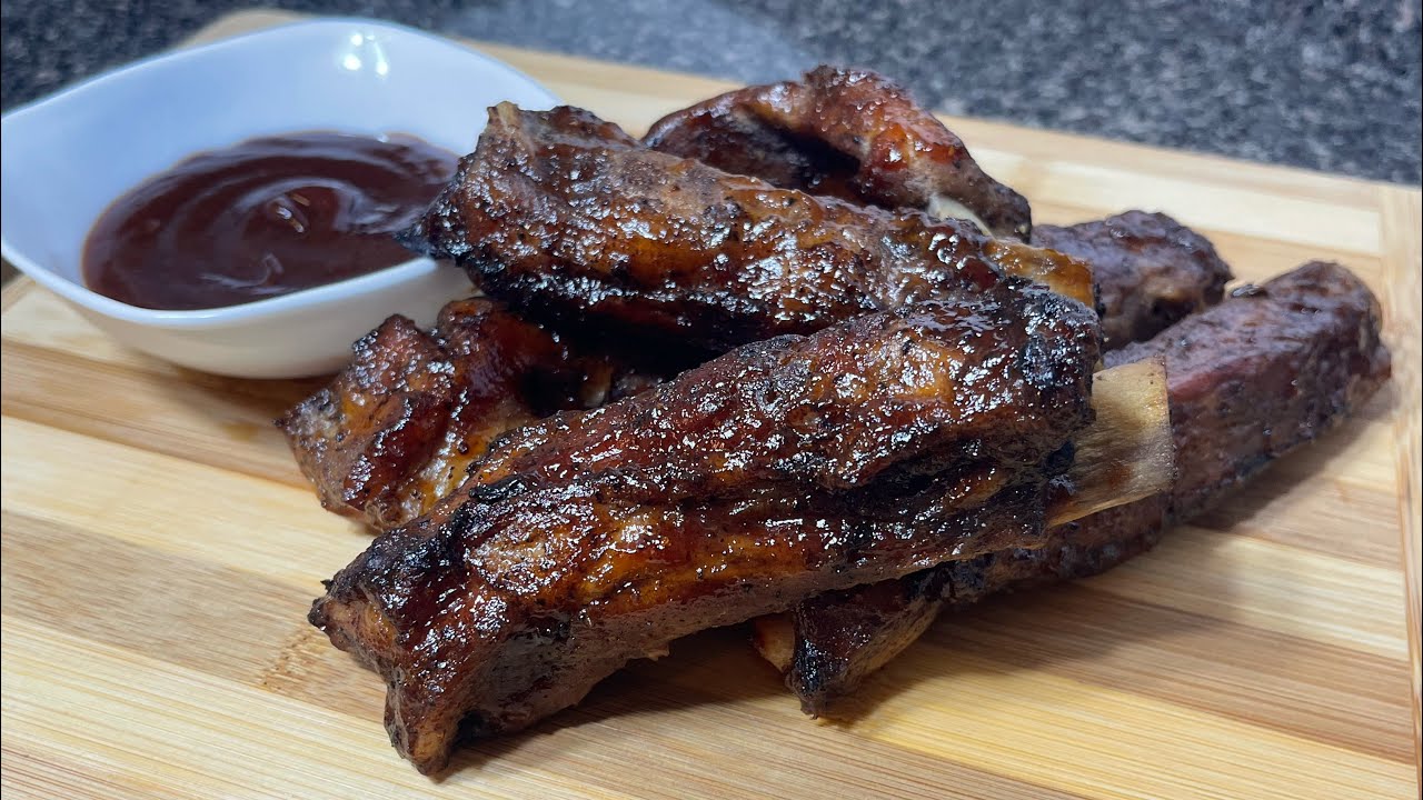 DELICIOSAS COSTILLAS CON SALSA “BBQ” CASERA
