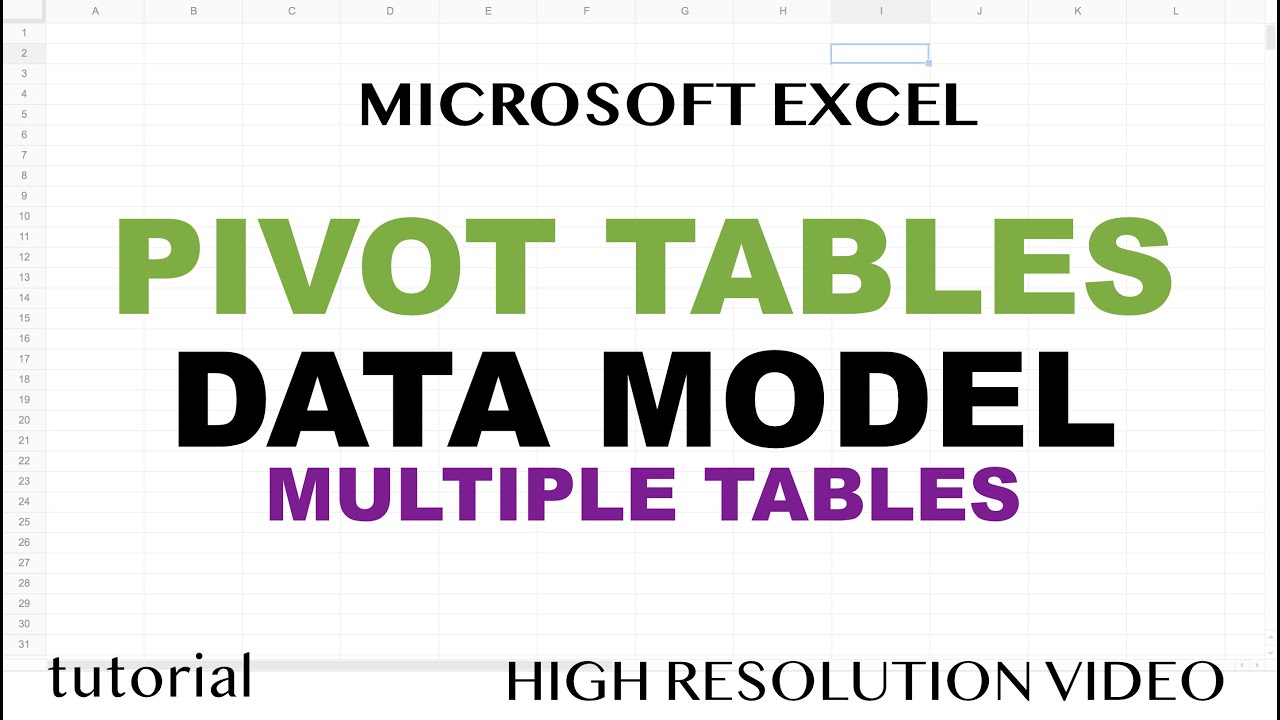 Excel Pivot Tables with Data Model & Multiple Tables are AWESOME!