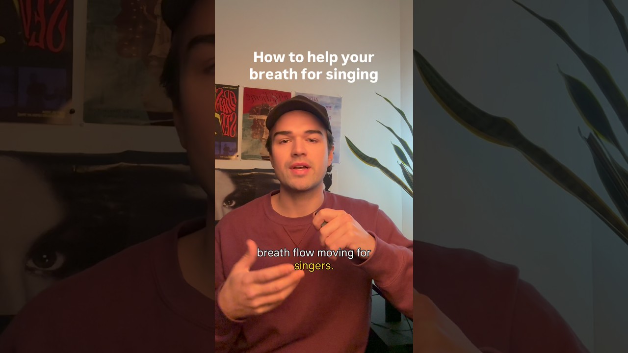 Improve your breathing for singing with this simple exercise 
